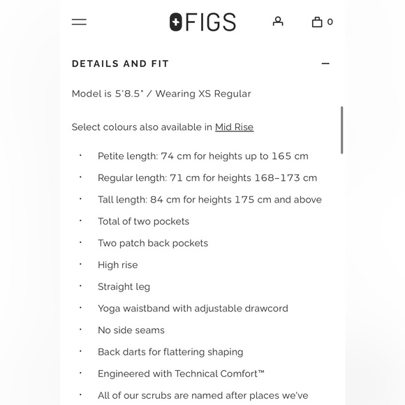 W_LIVINGSTON HIGH WAIST PETITE XS
CLASSIC SCRUB PANTS - Picture 9 of 9